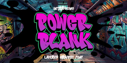 Power Blank Font Poster 1