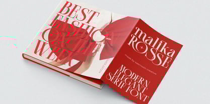 Malika Rosse Font Poster 7