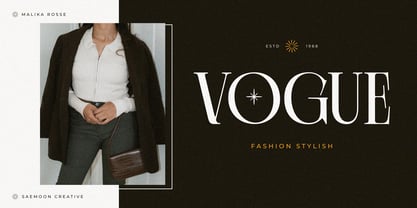 Malika Rosse Font Poster 4