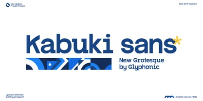 GC Kabuki Font Poster 1