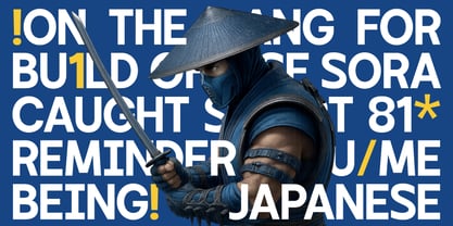 GC Kabuki Font Poster 6