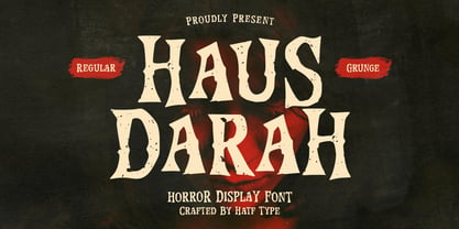 Haus Darah Font Poster 1