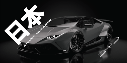 Amok O Type Font Poster 5