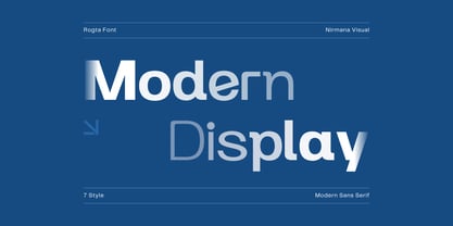 Rogta Modern Font Poster 5