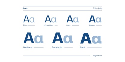 Rogta Modern Font Poster 3