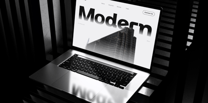 Rogta Modern Font Poster 8