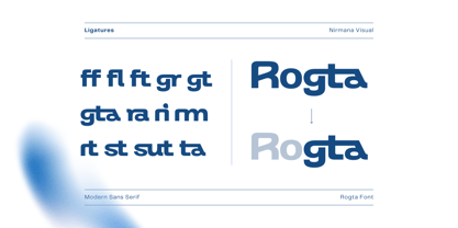 Rogta Modern Font Poster 7