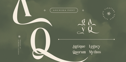 Anchika Font Poster 9