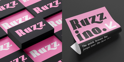 Ruzzino Font Poster 6