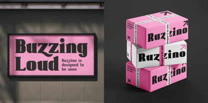 Ruzzino Font Poster 7