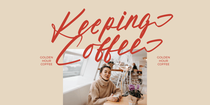 Aleghtoz Mountain Font Poster 2