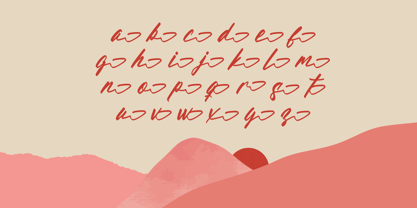 Aleghtoz Mountain Font Poster 8