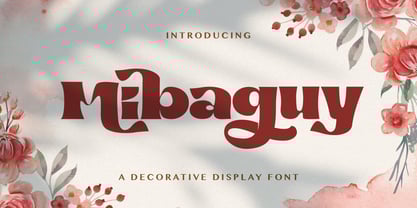 Mibaguy Font Poster 1