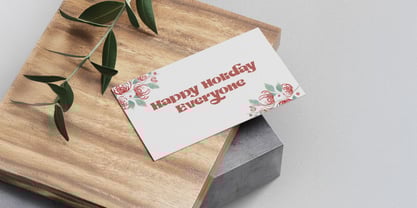 Mibaguy Font Poster 2