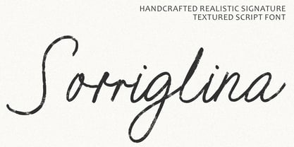 Sorriglina Font Poster 1