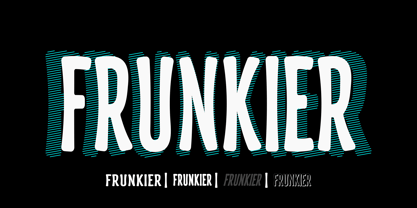 Frunkier Font Poster 1