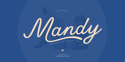 Mandy Font Poster 1