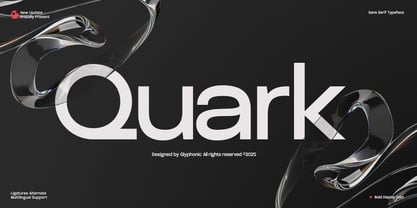 GC Quark Font Poster 1