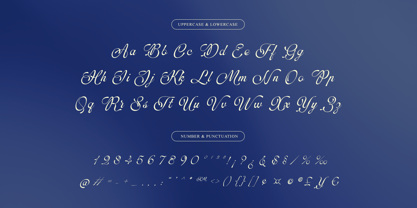 Symphonie Calligraphy Font Poster 9