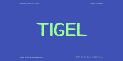 Tigel Font Poster 1