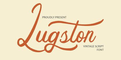 Lugston Font Poster 1