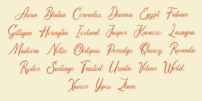 Lugston Font Poster 7