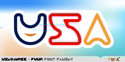 Milwaukee Funk Font Poster 3