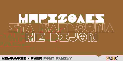 Milwaukee Funk Font Poster 7