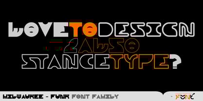 Milwaukee Funk Font Poster 12