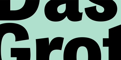 PF Das Grotesk Pro Font Poster 1
