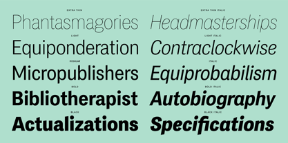 PF Das Grotesk Pro Font Poster 4
