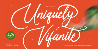 Uniquely Vifanite Font Poster 1