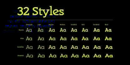 Hopera Slab Variable Font Poster 3