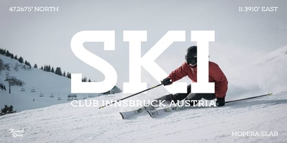 Hopera Slab Variable Font Poster 15