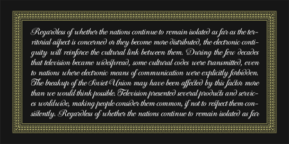 PF Bodoni Script Pro Font Poster 5