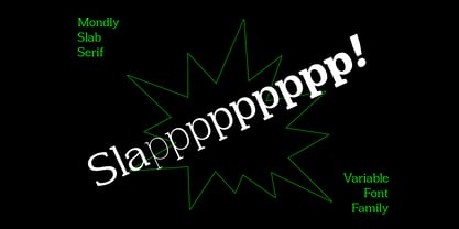 Mondly Font Poster 3