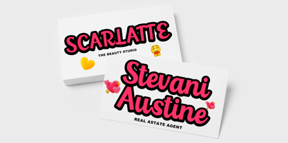 Sky Font Script Font Poster 2