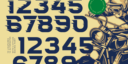 Grand Engine Font Poster 13