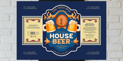 Grand Engine Font Poster 6