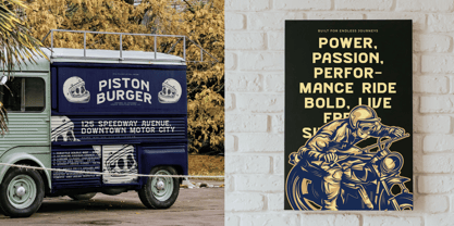 Grand Engine Font Poster 9