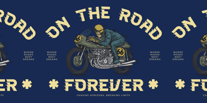 Grand Engine Font Poster 3