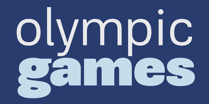 PF Encore Sans Pro Font Poster 1