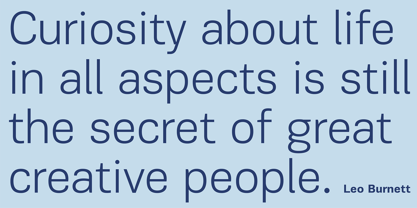 PF Encore Sans Pro Font Poster 4