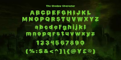 Slime Rage Font Poster 2