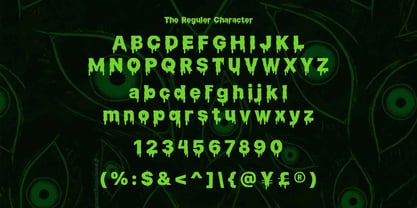 Slime Rage Font Poster 3
