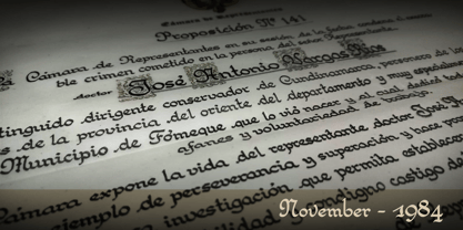 Proposicion 141 Font Poster 3