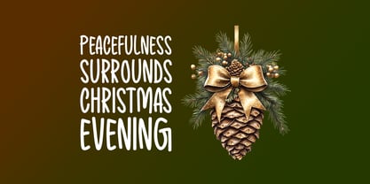 Merry Magic Font Poster 2