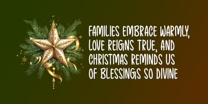 Merry Magic Font Poster 5
