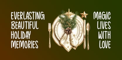 Merry Magic Font Poster 3