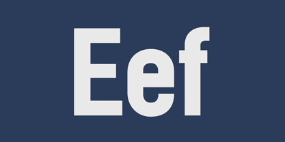 PF Eef Font Poster 6